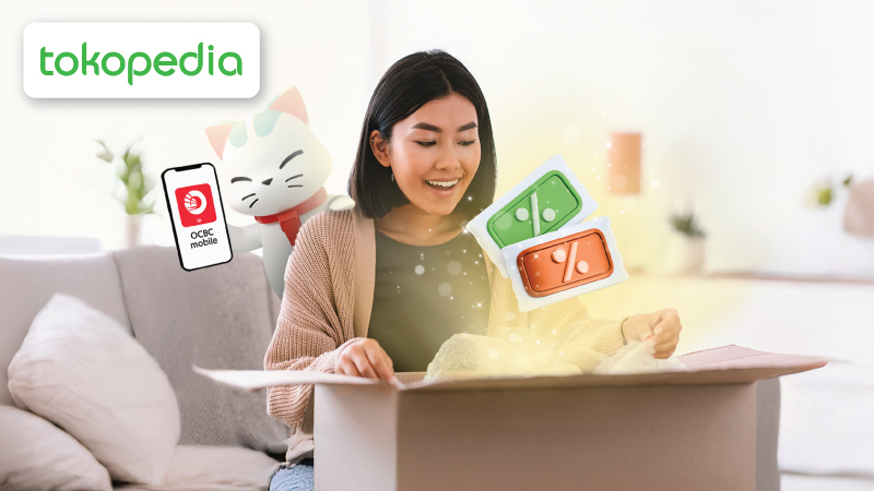 Get 5% Discount for Shopping and Payment Digital Goods at Tokopedia with OCBC Global Debit